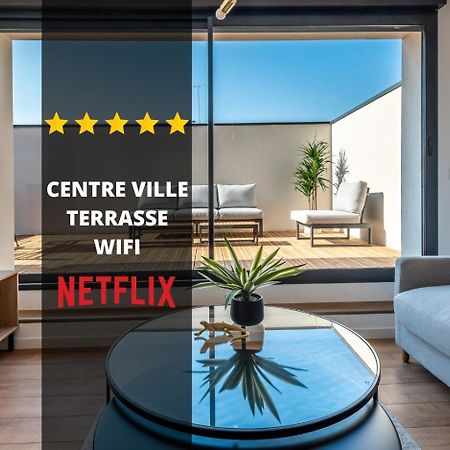 Downtown Rooftop - Centre Ville - Wifi - Terrasse - Netflix Amiens Ngoại thất bức ảnh