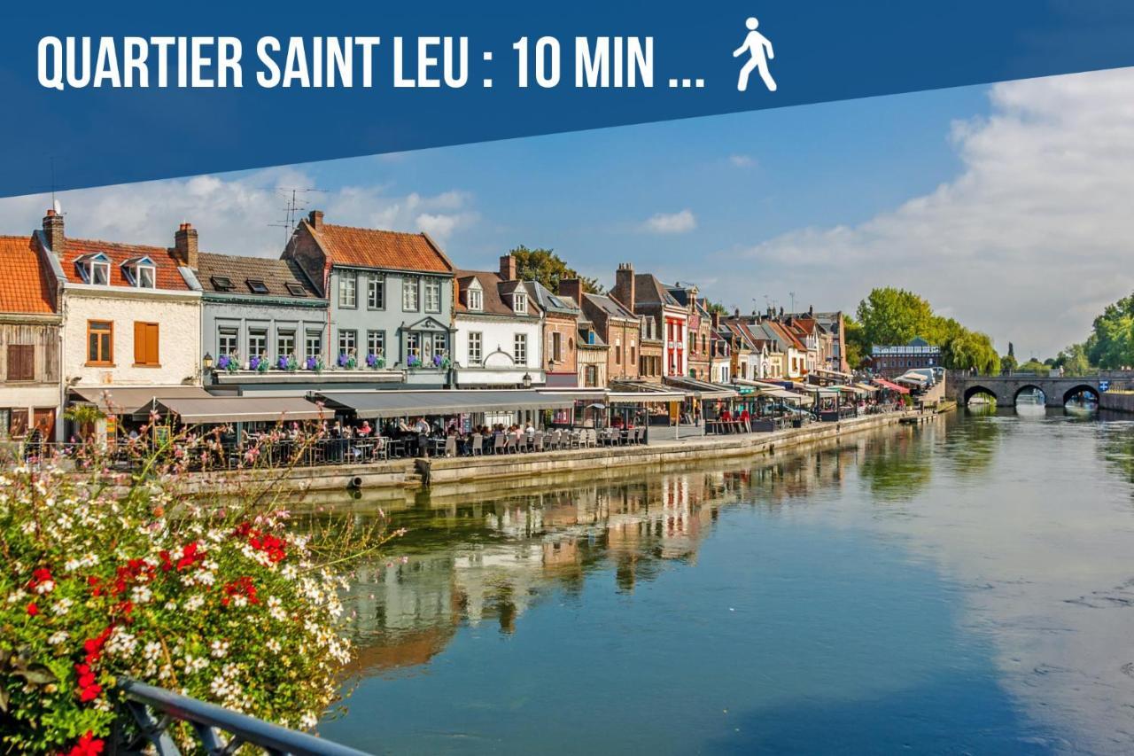 Downtown Rooftop - Centre Ville - Wifi - Terrasse - Netflix Amiens Ngoại thất bức ảnh